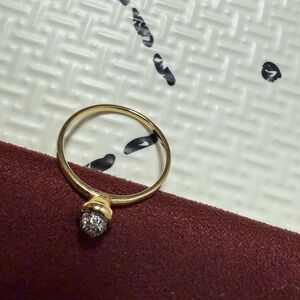 Syna 18k gold pave diamond ring